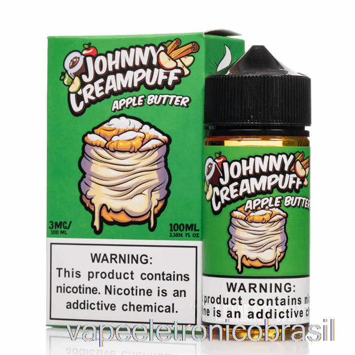 Vape Vaporesso Manteiga De Maçã - Johnny Creampuff - 100ml 6mg